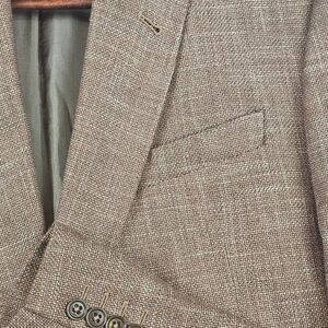 Armani Collezioni Sport Coat Suit Jacket Viscose Siz 48 Copper Rust Brown Italy